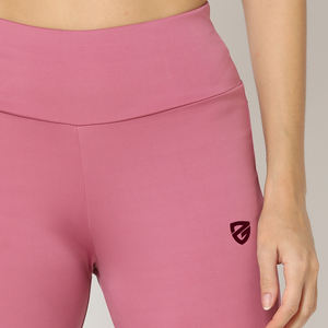 Leggings acampanados de algodón 100% de cintura alta para mujer, ropa deportiva informal para gimnasio, pantalones de Yoga activos de talla grande, venta al por mayor - Product Image 5