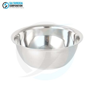 Cuenco Universal de acero inoxidable para Hospital, diseño de borde enrollado para cirugía General, manejo seguro, fácil limpieza médica - Product Image 1