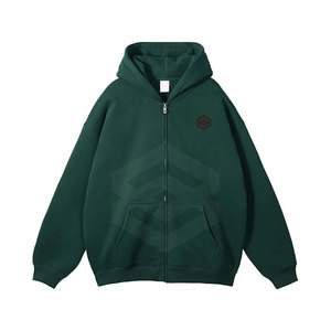 Sudaderas con Capucha Extra Grandes y Transpirables para Hombre, para Invierno, Servicio ODM, Impresión Digital, 100% Algodón Orgánico, Cierre de Cremallera, Alta Calidad - Product Image 4