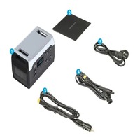 Batterie solaire et de secours automobile 2400W 2048Wh LiFePO4 avec onde sinusoïdale pure pour la maison, la sauvegarde d'urgence et l'alimentation externe