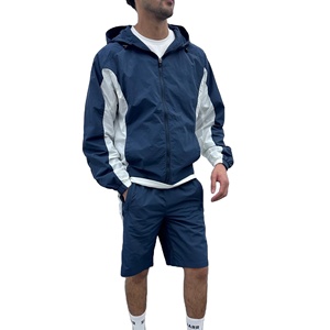 Conjunto Deportivo Personalizado de Alta Calidad, Chaqueta Cortavientos, Conjunto Deportivo de Nailon Extra Grande para Hombre - Product Image 1