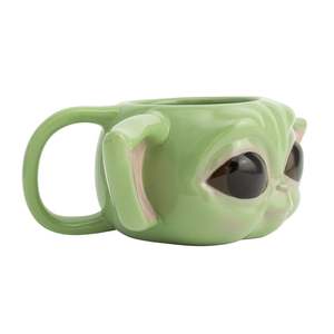 Modern 3D Baby Yoda Design Ceramic <b>Cup</b> 200ml Teacup Lid Microwave Safe Stocked for Business Gifts Personal Use Mandalorian Mug - Product Image 2