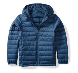 Chaqueta Acolchada de Invierno para Hombre, con Capucha, Cuello Alto, Estilo Urbano, 100% Poliéster, Relleno de Algodón, Cierre Frontal con Cremallera - Product Image 1