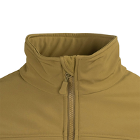 Veste Softshell tactique à col montant doublée en polaire pour homme CONMR, multi-poches, pour usage tactique