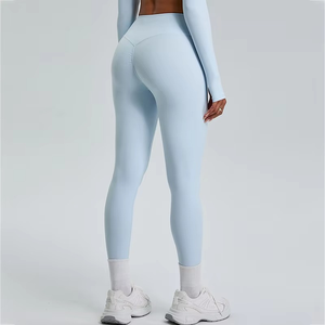 Leggings deportivos suaves y transpirables de secado rápido, cómodos, elásticos, ropa deportiva para correr, entrenamiento, Yoga - Product Image 3