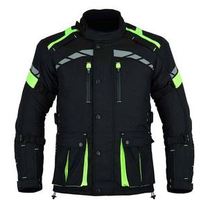 Chaqueta protectora de cuero estilo carreras para motocicleta, transpirable, a prueba de viento, de talla grande - Product Image 1