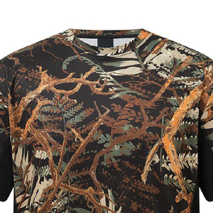 Camiseta de Hombre con Estampado de Palmeras, Selva y Camuflaje Real Tree, Talla Grande, Cuello Redondo, Ecológica, Transpirable, de Secado Rápido y Ajuste Holgado - Product Image 5