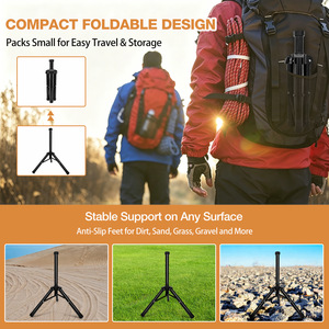 Soporte de Trípode Portátil Resistente para Camping, Precio de Fábrica, Kit de Soporte de Montaje de Satélite Ajustable para Exteriores, Soporte para Starlink Mini - Product Image 5