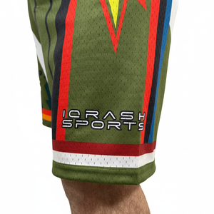 Shorts en maille pour hommes de couleur unie sur mesure, vente en gros, haute qualité, été, séchage rapide, shorts de sport en maille pour hommes - Product Image 4