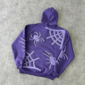 Winter Unisex Hoodie Customizable Logo Fleece Sweatshirt Fashionable Winter Unisex Hoodie Relaxed Fit Warm Hoodie - Product Image 4