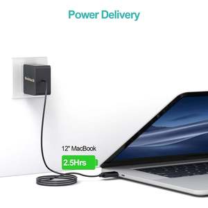 Nekteck ที่ชาร์จ USB-C 45W พร้อมสาย6FT ที่แนบมา PD.3แหล่งจ่ายไฟแล็ปท็อปที่ได้รับการรับรอง [ได้รับการรับรอง USB-IF] - Product Image 6