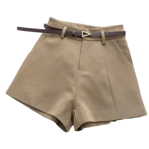 Tissu extensible respirant à quatre voies pour femmes avec taille haute, idéal pour les sorties décontractées et les sports inspirés des shorts pour femmes - Product Image 1