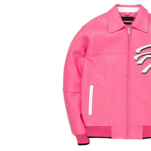 เสื้อแจ็คเก็ตหนังแท้สำหรับผู้ชาย คุณภาพพรีเมียม ราคาดีที่สุด กันลม กันน้ำ สีพื้น มีทุกขนาด - Product Image 3