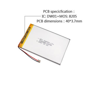 Taşınabilir Monitör Pili UFX306090 <span class=keywords><strong>3</strong></span>.7V 1800mAh Li-ion Hücre Tıbbi Monitör Endüstriyel Ekran El Tipi Cihaz için - Product Image 6