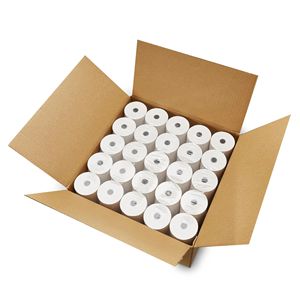 Mejor venta 3 1/8 \ "X 230 \" POS máquina rollos de papel de recibo térmico 100% pulpa de madera de una sola capa 80x80mm tamaño papel térmico - Product Image 5