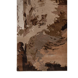 Genesis Ivory <b>Hand</b> <b>Tufted</b> Wool & Viscose <b>Rug</b> 9x12 Rectangle Abstract Pattern for Bedroom Hallway or Living Room Use-TNQ-4307 - Product Image 4