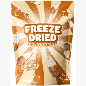 Vente chaude Lyophilisé Sour Cola Bouteilles Candy Tangy Fizzy Snack Prix Usine En Vrac Sour Gummy Bouteilles pour Enfants et Adultes - Product Image 1