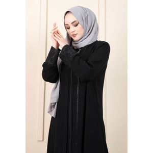 Nouvelle saison vêtements islamiques d'hiver pour femmes robe Abaya caftan tunique Dubaï mode islamique musulmane robes islamiques de fabrication turque - Product Image 2