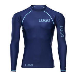 Men Compression <b>T</b>-<b>Shirt</b> Long Sleeve <b>Swim</b> <b>Shirt</b> Quick Dry UV Protection Printed Rash Guard Surfing Diving Fitness Sportswear OEM - Product Image 6