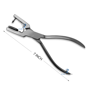 Poinçon de barrage en caoutchouc en acier inoxydable perforateur chirurgical endodontique dentaire Instrument de restauration d'isolation orale autoclavable - Product Image 2