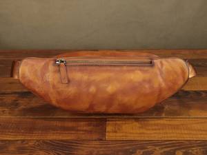 Customized Logo New Design Men's Genuine Leather LCB-0257 Chest <b>Bags</b> Vintage <b>Crossbody</b> Messenger <b>Bag</b> for Daily Leisure Portable - Product Image 2