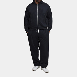 Conjuntos Deportivos Personalizados de Poliéster con Cremallera, Conjuntos Deportivos Extra Grandes, Chaqueta Impermeable y Cortavientos y Pantalones Deportivos, Conjuntos Deportivos para Correr - Product Image 1