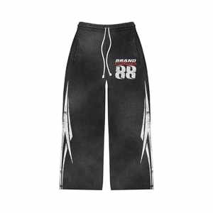 Ensembles deux pièces unisexe best-seller personnalisé Survêtements évasés écologiques pantalon à capuche pour la saison d'hiver sérigraphié grande taille - Product Image 5