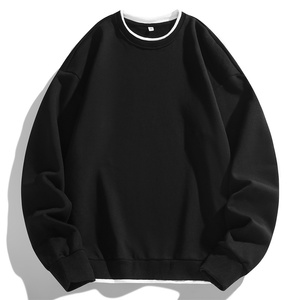 Sweat-shirt personnalisé pour homme, 100% coton, vêtements de sport, pull-over, nouveau style décontracté hip-hop, printemps, automne, hiver, streetwear, uni - Product Image 2