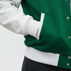 แจ็คเก็ตสตรียูทิลิตี้ทีมอเมริกันฟุตบอลทำจากผ้าขนสัตว์ลายตารางสำหรับฤดูใบไม้ร่วงขายส่ง - Product Image 5