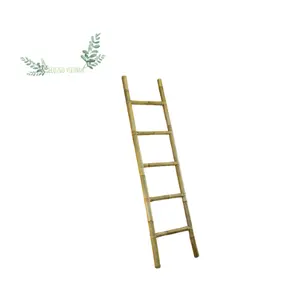 Özelleştirilmiş tasarım bambu merdiven havlu askısı veya Eco2go Vietnam tarafından yüksek kalite ile bambu kapalı dekoratif merdiven