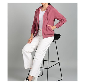 Ensemble de survêtement unisexe personnalisé avec logo, pour l'entraînement, la remise en forme, en molleton, taille plus, sweat-shirt à capuche et jogging pour femmes - Product Image 5