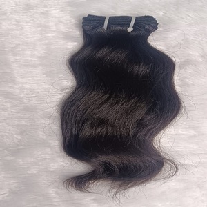 Extension de cheveux humains naturels à forte demande texture d'onde 100% extension de cheveux humains d'origine. - Product Image 1