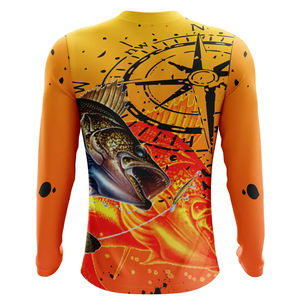 BETHERIVAL, camisa de pesca de secado rápido personalizada sublimada, ropa de pesca, Camisas y camisetas, ropa deportiva para adultos, diseños OEM, logotipo personalizado - Product Image 2