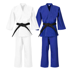 Nuevo Kimono de Jiu-Jitsu Azul Personalizado, Transpirable, para Hombres, Mujeres y Niños, Uniforme de Artes Marciales Unisex - Product Image 1