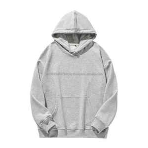 100% coton sweat à capuche pour hommes Logo personnalisé lavage à l'acide brodé pull à fermeture éclair éponge française surdimensionné vêtements d'hiver lourds XXS - Product Image 3