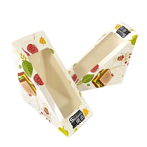 OEM Boîte à sandwich kraft personnalisée Meilleure vente Sûr Bonne finition mate Papier d'art recyclé Avantage UV Stratification mate alimentaire - Product Image 5
