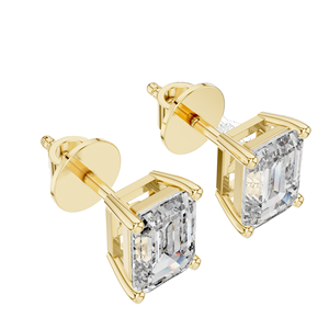 Pendientes de Diamantes Cultivados en Laboratorio de 2.5 CT, Diamantes VVS-VS EF CVD en Oro de 18KT, 14KT, 10KT y Plata 925, Moissanita, Oro Rosa, Amarillo - Product Image 5