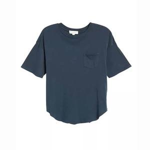 Custom 100% Cotton Polyester Short Sleeves Customized Logo Embroidery Printing With Pocket Solid Color <b>Sports</b> <b>Women</b> <b>T</b> <b>Shirts</b> - Product Image 5