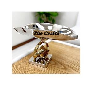 Cuenco de chocolate de acero inoxidable con base de madera, vajilla para el hogar de la mejor calidad, Juego de 2 tamaños diferentes - Product Image 4