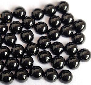 Spinel Cabochon 7mm สีดำธรรมชาติสีดำ Spinel - Product Image 3