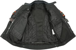 2025 OEM Cardura veste de moto imperméable tout temps Style de rue haute avec col montant Logo avant Prix d'usine direct - Product Image 3