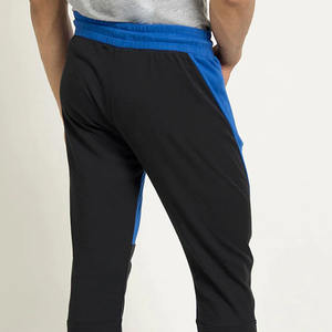 Pantalones Deportivos para Hombre, Diseño 2023, Azul y Negro con Paneles, Cintura Elástica, Bolsillos, Corduroy Transpirable, Precios Económicos, Superventas - Product Image 5