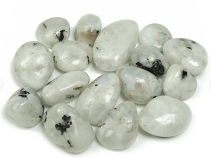 ขายดีที่สุดคริสตัลมูนสโตนสีรุ้งธรรมชาติจำนวนมากหินมัมเบิลขัดเงาโดย ALIF Crystal และ AGATE - Product Image 2