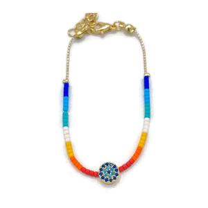 Cuentas de moda para pulsera Diseño de mal de ojo - Product Image 1