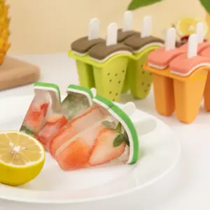 Yaratıcı el yapımı Diy meyve şekli dondurma kalıp Popsicle