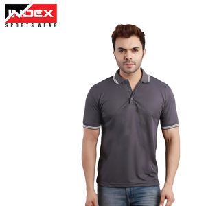 Chemise de golf pour homme en coton de soie tricoté glacé, col à revers, manches courtes, unie, sport décontractée, été, respirante, design personnalisé - Product Image 3