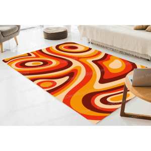 Tapis moderne 3D imprimé - Tapis de couloir psychédélique pour la maison, tapis doux non tissé - Product Image 5