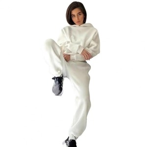 ชุดวอร์มสองชิ้นสำหรับฤดูหนาวของผู้หญิงชุดสูทขนาดใหญ่สำหรับ2021ฤดูใบไม้ร่วง - Product Image 5