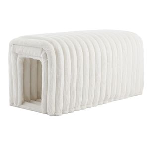 Brand New Living Room/Bedroom Entryway Ottoman Storage <b>Bench</b> MDF Cat's Hideaway Corduroy - Product Image 1