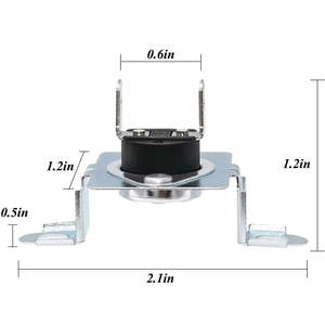 6931EL3003D ฟิวส์กันความร้อน อะไหล่เทอร์โมสตัทเครื่องอบผ้า สำหรับเครื่องอบผ้าไฟฟ้าในโรงแรม ทำจากผ้าและยาง - Product Image 3